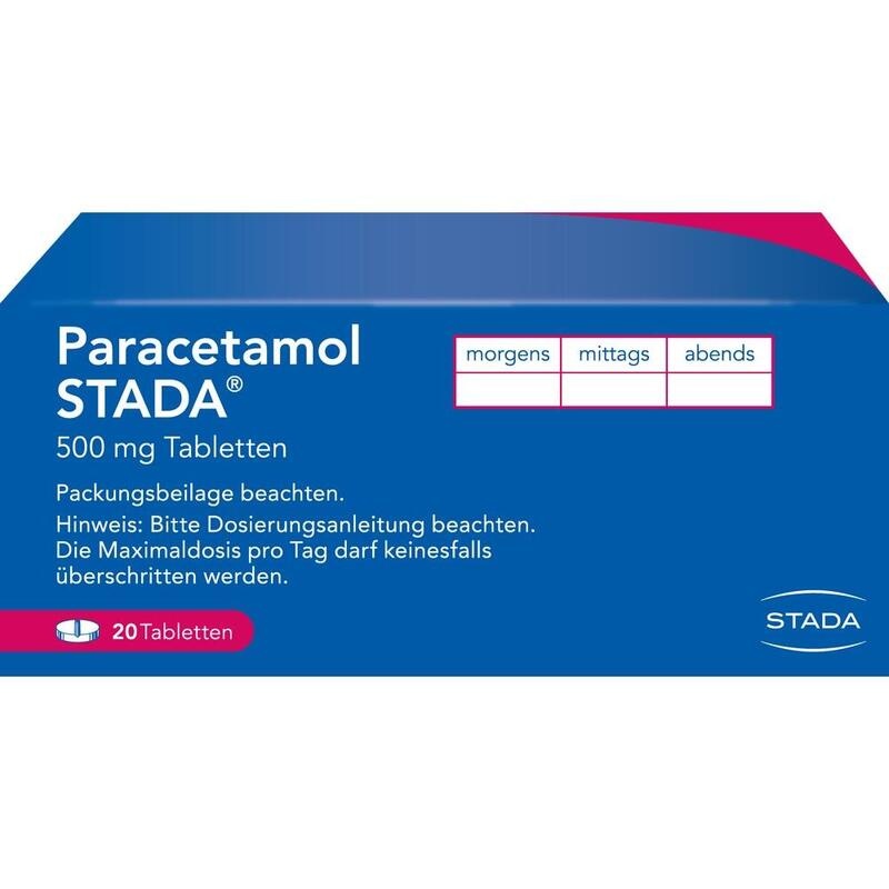 PARACETAMOL STADA 500 mg Tabletten