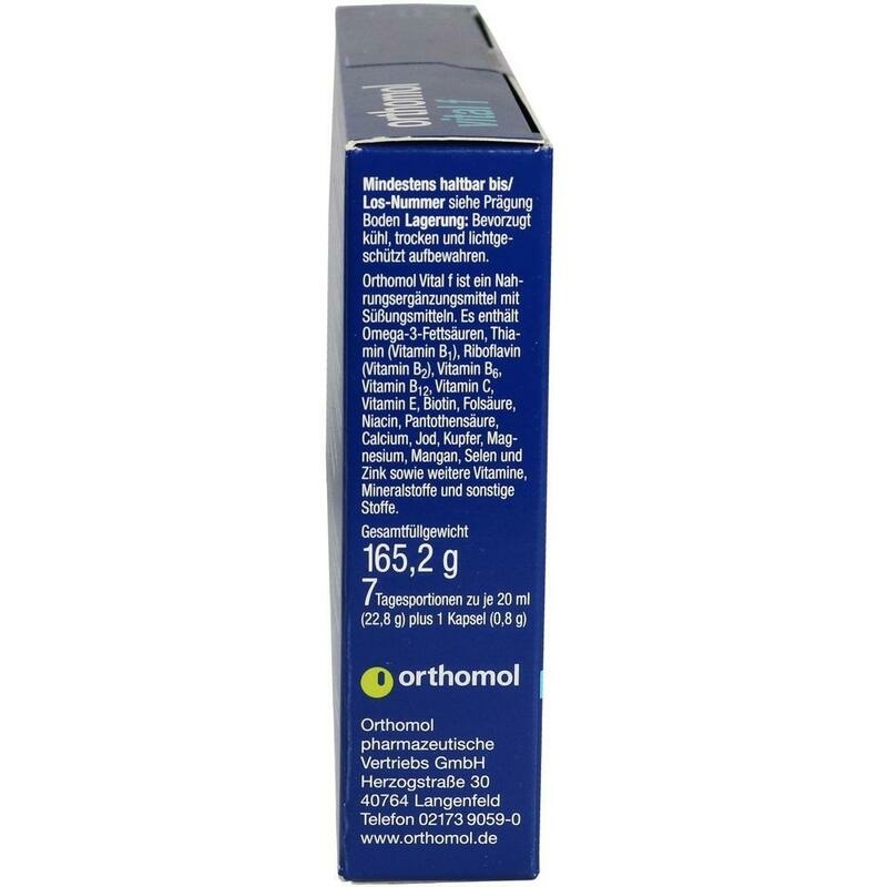ORTHOMOL Vital F Trinkfläschchen/Kaps.Kombipack.
