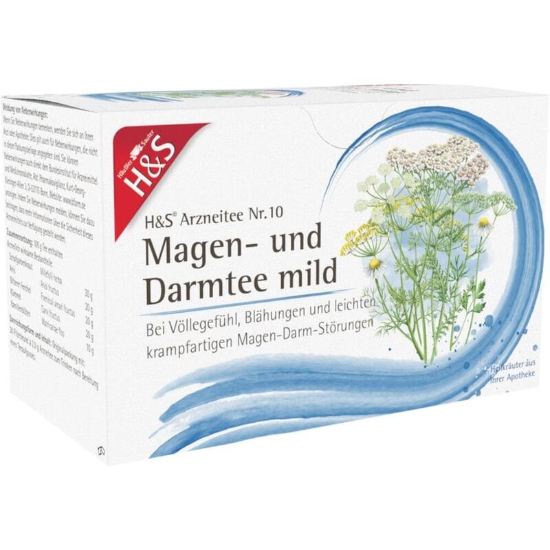 H&S Magen- und Darmtee mild Filterbeutel