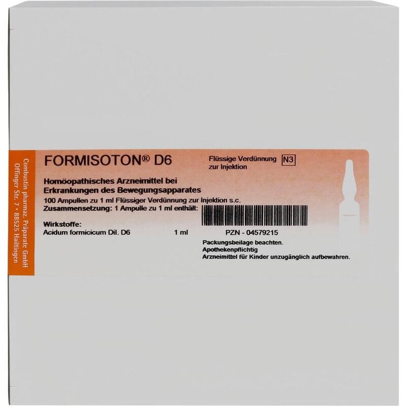 FORMISOTON D 6 Ampullen