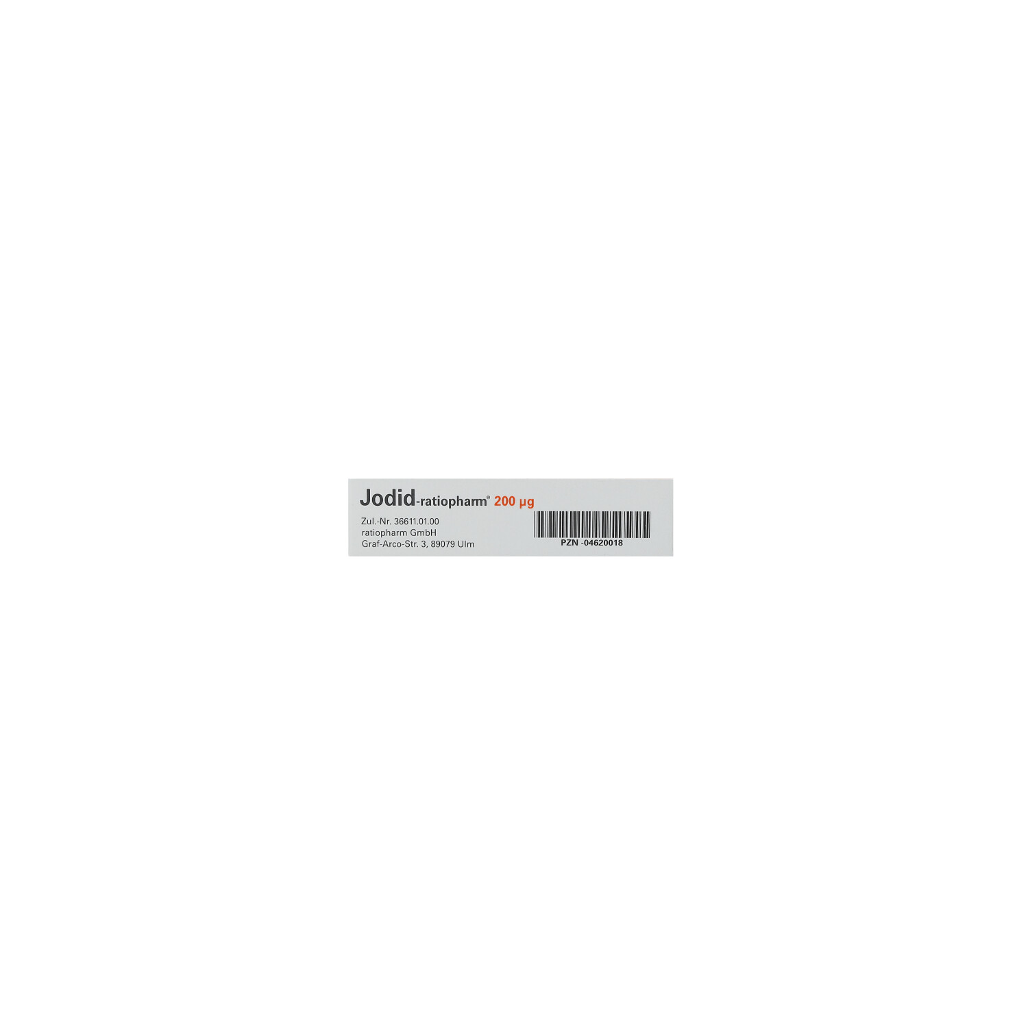 JODID-ratiopharm 200 μg Tabletten