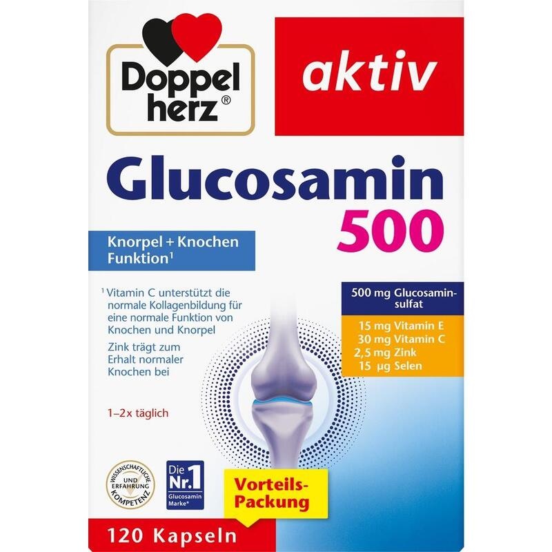 DOPPELHERZ Glucosamin 500 Kapseln