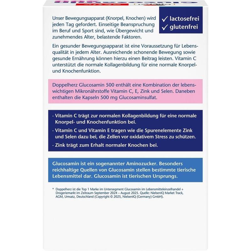 DOPPELHERZ Glucosamin 500 Kapseln