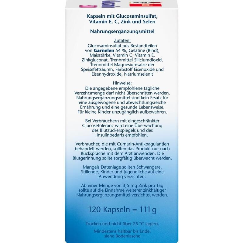 DOPPELHERZ Glucosamin 500 Kapseln