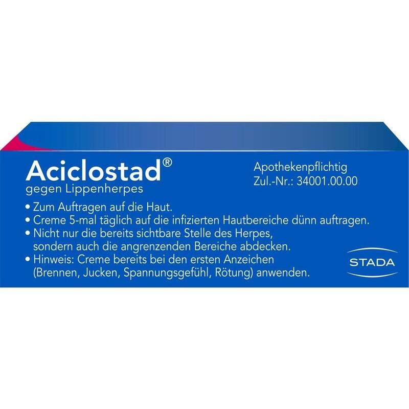 ACICLOSTAD Creme gegen Lippenherpes