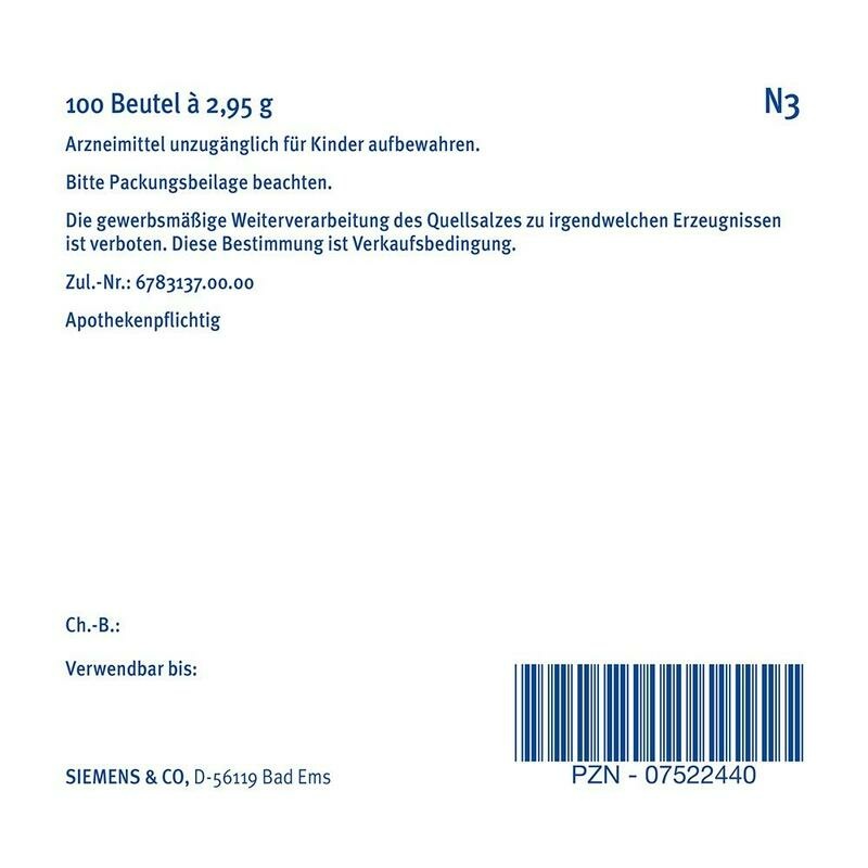 EMSER Salz Beutel