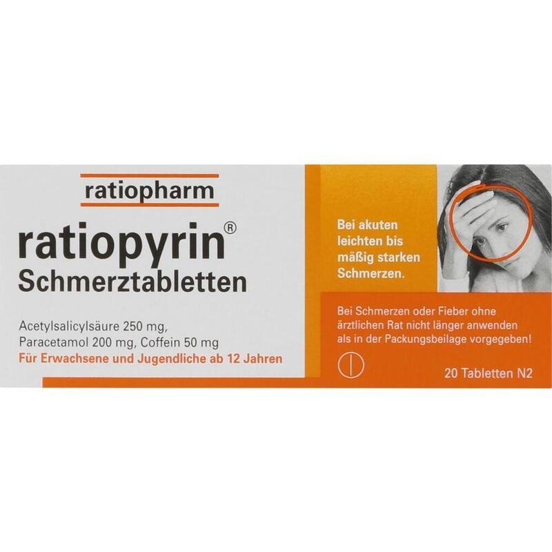 RATIOPYRIN Schmerztabletten