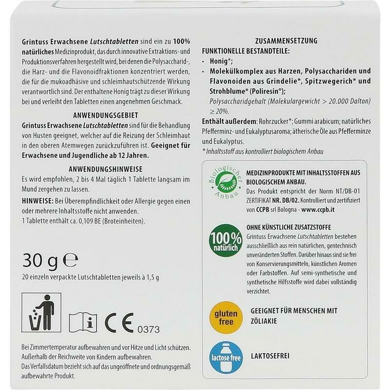 GRINTUSS Erwachsene mit Poliresin Tabletten