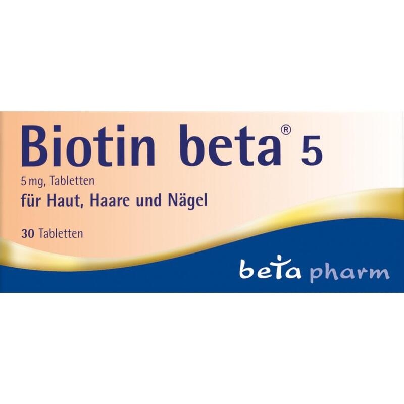 BIOTIN BETA 5 Tabletten
