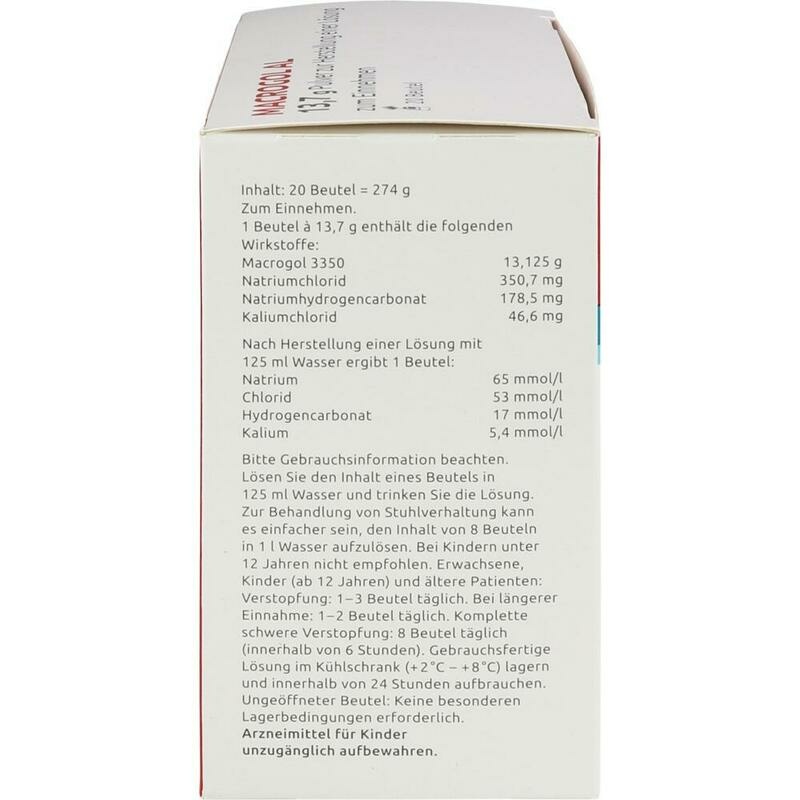 MACROGOL AL 13,7 g Plv.z.Her.e.Lsg.z.Einnehmen