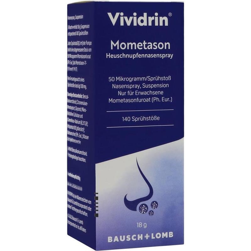 VIVIDRIN Mometason Heuschn.Nspr.50μg/Sp. 140SprSt.