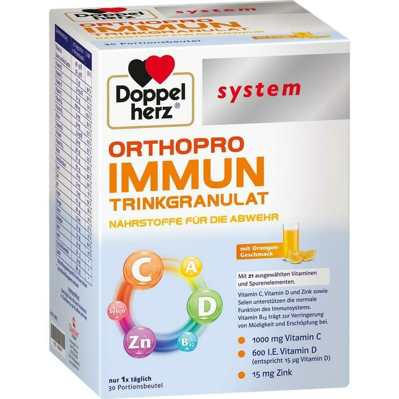 DOPPELHERZ Orthopro Immun system Trinkgranulat