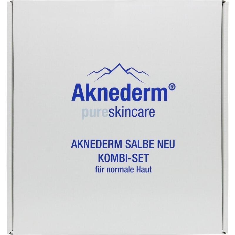 AKNEDERM Salbe Neu Kombiset für normale Haut