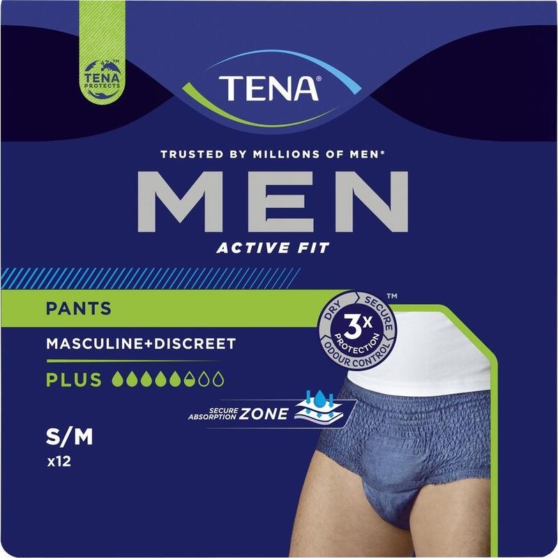 TENA MEN Act.Fit Inkontinenz Pants plus S/M blau