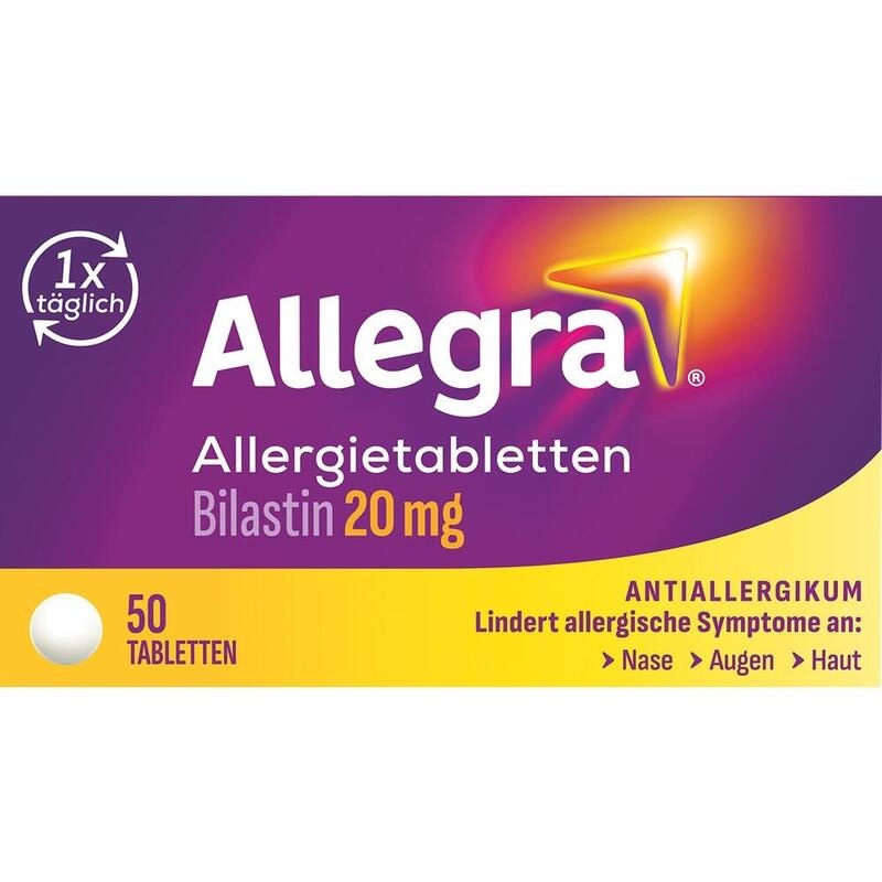 ALLEGRA Allergietabletten 20 mg Tabletten