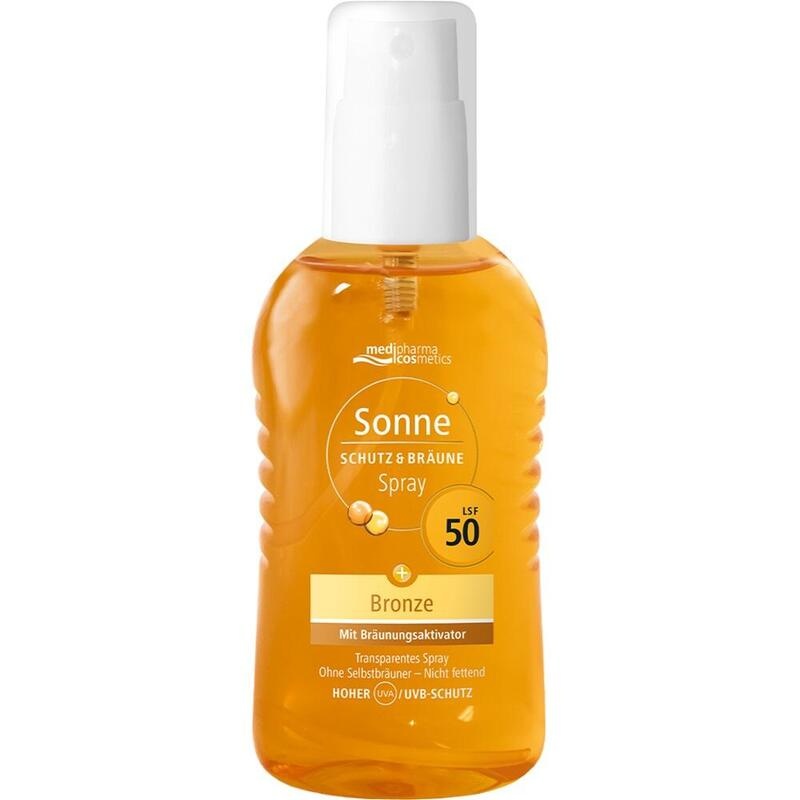 SONNE Schutz & Bräune Spray bronze LSF 50