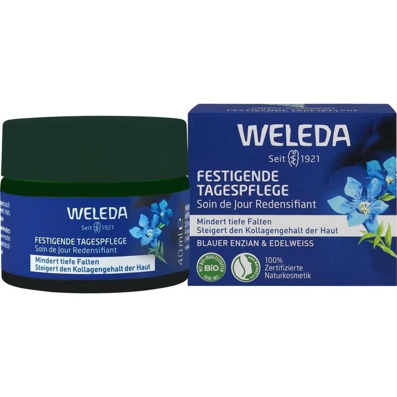 WELEDA festigende Tagespflege blauer Enzian&Edelw.