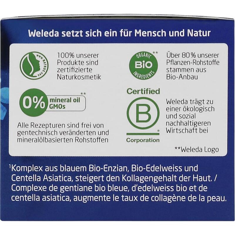 WELEDA festigende Nachtpflege blauer Enzian&Edelw.