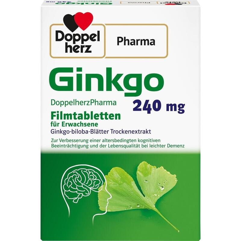 GINKGO DOPPELHERZPHARMA 240 mg Filmtabletten