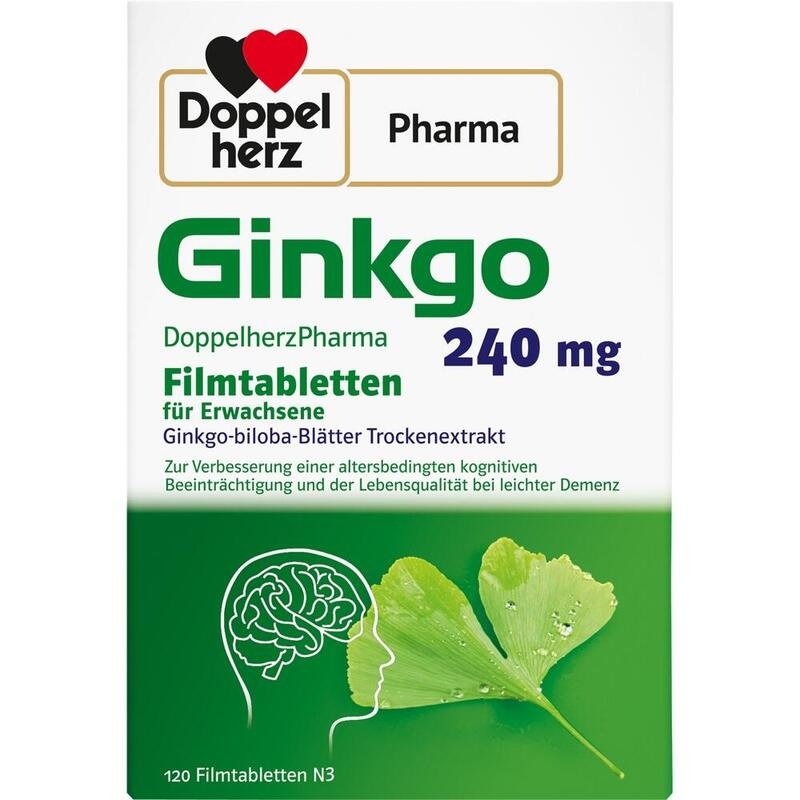 GINKGO DOPPELHERZPHARMA 240 mg Filmtabletten