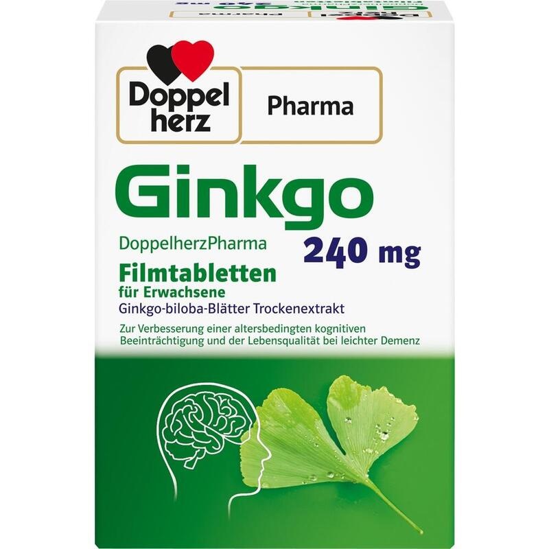 GINKGO DOPPELHERZPHARMA 240 mg Filmtabletten