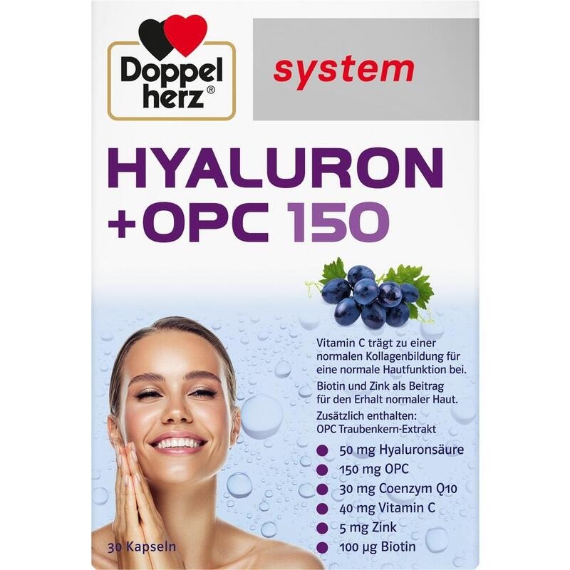DOPPELHERZ Hyaluron+OPC system Kapseln