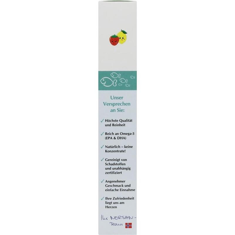 NORSAN Omega-3 FISK Jelly f.Kinder Dragees