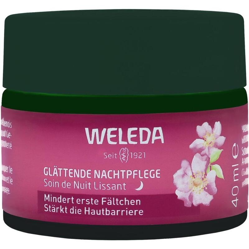 WELEDA glättende Nachtpflege Wildrose & weißer Tee