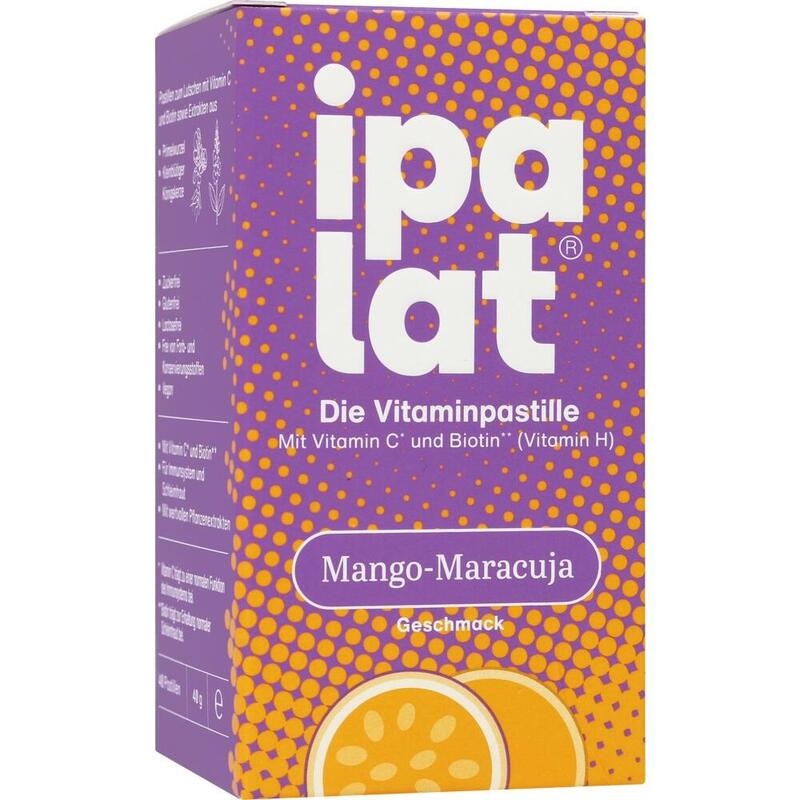 IPALAT Die Vitaminpastille Mango-Maracuja